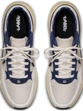 ☀️SUMMER SALE ☀️ NEW Men's Navy/White Retro Low-Top Sneakers by Label Size 9 Men